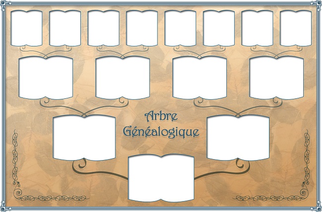 Arbre généalogique pour 4 générations